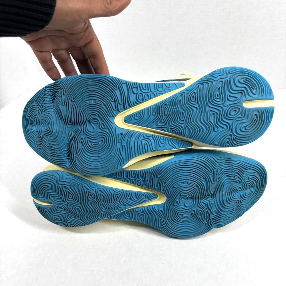Nike Zoom Freak 3 NRG Mens 15 Giannis Blue Citron Valentines DH7347-900 EUC - Picture 4 of 7